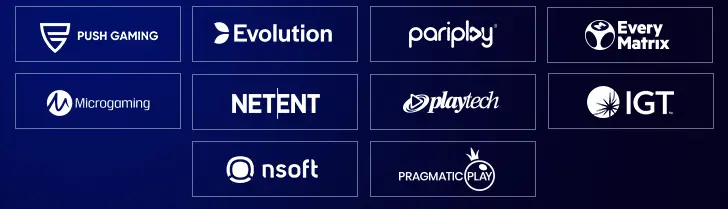 studios de jeux de casino sur Madnix Casino