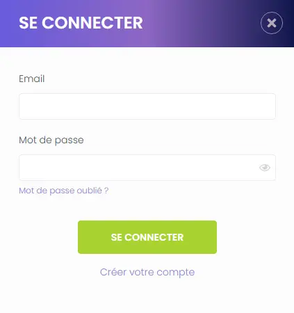 Accès des membres au Madnix Casino